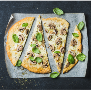 Mushroom Garlic Bread
