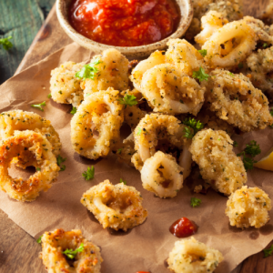 Homemade Breaded Fried Calamari